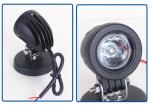 10W Round Automotive Led Fog Lights , Mini Motorcycle Super Bright Led Fog