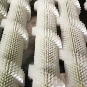 China Fruit Cleaning Roller Brush Industrial Round Nylon Fruit And Vegetable Cleaning Roller Brush factory
