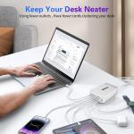 160W 4USB 2USB-C Ports PD Fast Desktop Charger For MacBook And Laptop Power