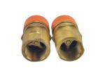 1-1/4" Thread Locked Brass Hydraulic Quick Connect Fittings