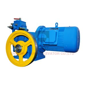 China Customized VVVF / AC1 Geared Traction Machine / Lift Geared Machine factory
