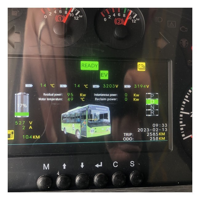 Pure Electric Bus City Bus Air Conditioned With 24 Bus Seats