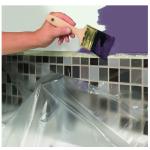 16m Length Stretch Film For High Temperature Outdoor Auto Paint Refinish Masking