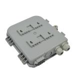 Wall Mounted Fiber Optic Distribution Box Plastic 8 Port For Cassette Splitter