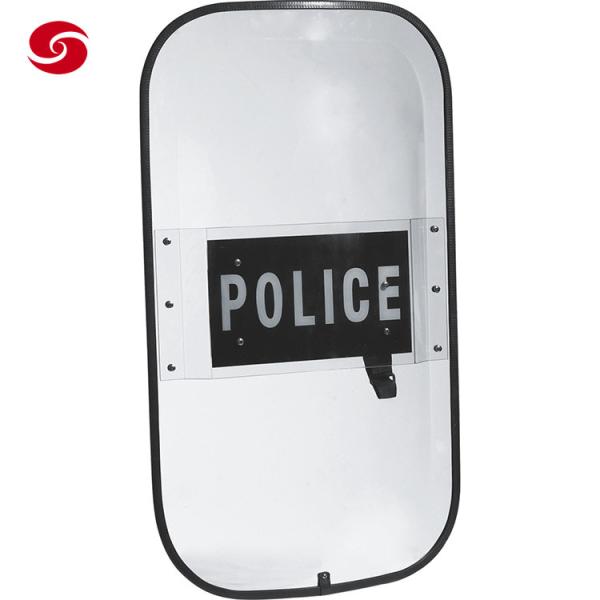 Polycarbonate Shield Police Safety Equipment Anti Riot Control Shield Military