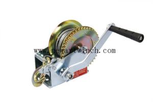 China Lifting Cable Puller Industrial Hand Winch , 1400lbs Boat Trailer Hand Winch factory