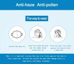 95% Filtration KN95 medical Masks Valved Face Mask Protection Face Breathable