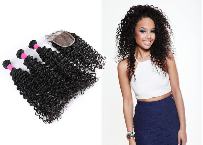 Best One Donor Hair Brazilian Human Hair Deep Curly 10 Inch To 30 Inch 100G Per Bundle