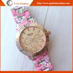 Luxury Branding Watches for Woman Female Dress Watch Geneva Ceramic Watch Rose