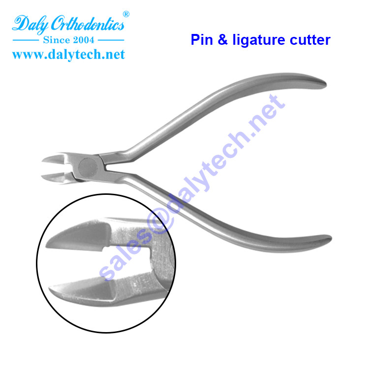 Pin and ligature cutting pliers of orthodontics for adults from dental supplies