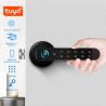 Buy cheap Tuya Remote Smart Fingerprint Password Door Lock Black Aluminium Alloy For from wholesalers
