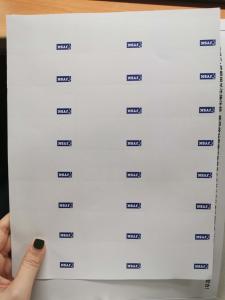 China Perforated Tickets Printing Paper 24 Shelf Edge Tickets Pricing Paper Card factory