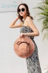 AK17594 fashion polyester braid foldable summer straw hats for womens in stock ,
