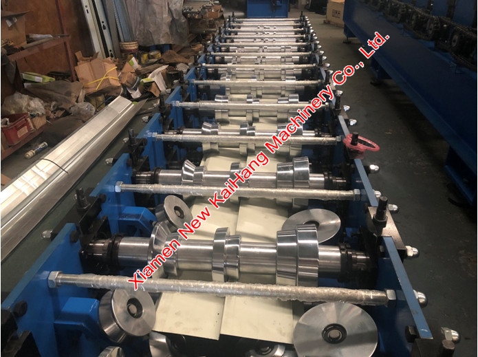 Fence wall roll forming machine, zigzag wall panel, for wall fence function