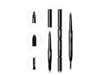 3 In One Waterproof Eyebrow Pencil Powder Brush Lasting Color Natural