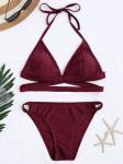Crimson bikini