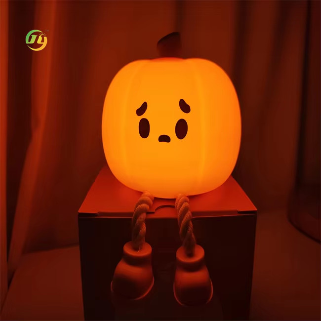 Modern Pendant Light Cute And Interesting Silicone Pumpkin Lamp For Restaurant