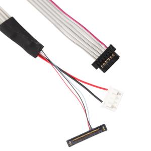 China Custom Lvds Cable Assembly JST PHR-4 JAE FI-S6S I-PEX 20380-R30T-06 factory