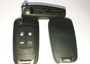 China Chevrolet Keyless Remote FCC ID KR55WK50073 Auto Key Fob 4+1 Buttons factory