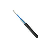 Flat Ftth Optical Fiber Cable , FRP Drop Wire Fiber Optic 2 Core