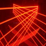DJ Lighting 6 Eyes 500mw Red Beam Moving Head Laser Bar Lights
