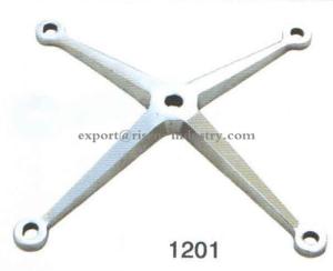 China Stainless Steel Spider RS1201, Satin and Mirror, size 120mm, 4 ways factory