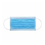 Blue Disposable 3 Ply Melt - Blown Non Woven Face Mask For Outdoor Activity