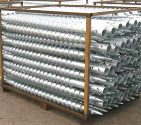 Hot Dipped Galvanized 160KN Q235 Green Ground Screws For Solar Mounting