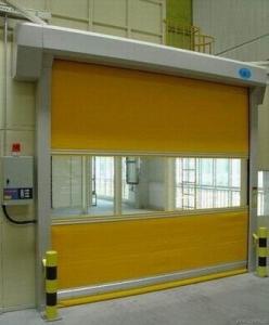 China Fogging Mist Stainless Steel Air Shower with Automatic PVC Rolling Door factory