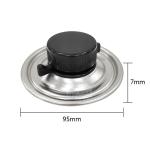 Customized Metal Tin Cans Accessories 0.21mm Square Tin Container Cap