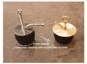 China Ship Deck Scupper Plug Model Nc No.50-100a Dia95-115mm Cover Plate Made Of Copper, Body-Rubber factory