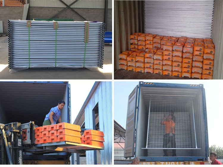 Rust Proof Temp Fence Panels Self Standing Fence Panels For Construction / Building Sites