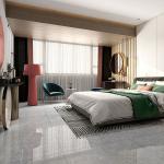 Anti Fouling Full Body Polished Glazed Porcelain Flooring Wall Tiles For Living