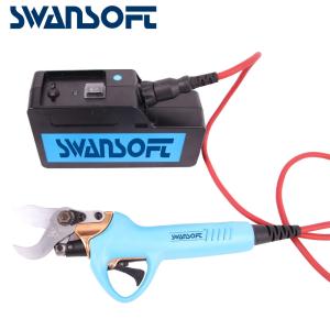 China Swansoft professional electric pruning shear 3.0 CM electric bypass pruner to Europe and US and Korea factory