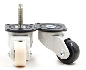 China 1763 Lbs Industrial Locking Casters 76mm Swivel Trolley Wheels factory