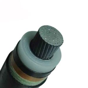 China Black 630mm2 33kV Aluminum High Voltage Underground Cable Single Core factory