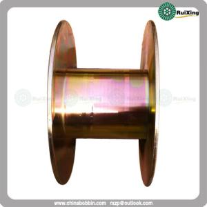 China Empty Metal flange process drum metal flange process reels metal flange process spool factory