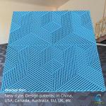 Interlocking Ribbed Garage Floor Tiles / Garage Floor Tiles Oil and Stain