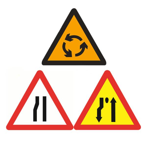 Customized Aluminum Reflective Sheeting Warning Road Security Signs for Traffic