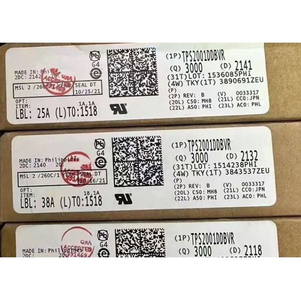 Power Distribution Switches TPS2001DDBVR Load Drivers SOT-23-5 Integrated