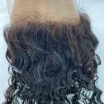 13x4 HD Lace Frontal 10A Brazilian Italy Curly Frontal Closure Human Hair 100%