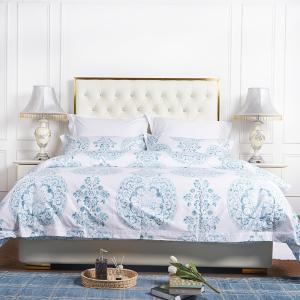 China Custom luxury hotel bedsheets and duvet covers digital printed bedding sets hotel factory