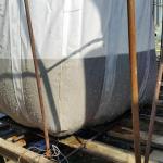 GT200 High flow rate PP Monofilament woven geotextile dewatering geobag with