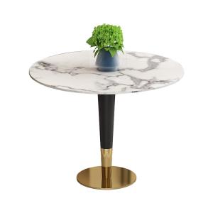 China No Scratch Water Resistant Marble Top Side Table factory