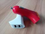 2014 dual usb car charger,7-shaped usb car charger,cell phone car charger