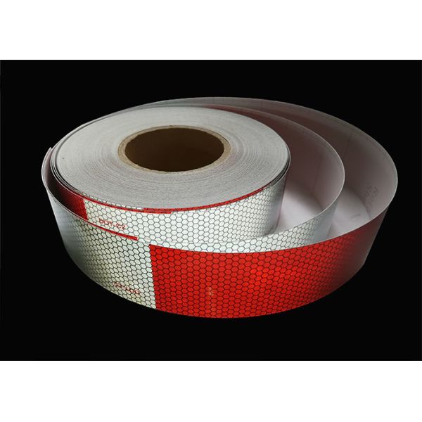 China Prismatic Emergency Reflective Tape / Honeycomb Reflective Tape 5cm * 45.72m factory