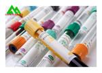 Single Use Medical And Lab Supplies Vacuum Blood Collection Tube Glass / PET