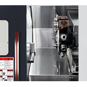 Medium Duty Custom Dual Turret Cnc Lathe With SYNTEC CNC Control System