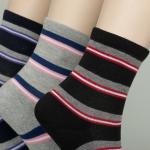 Anti - Bacterial Men's Athletic Ankle Socks , Nylon / Spandex Running Ankle
