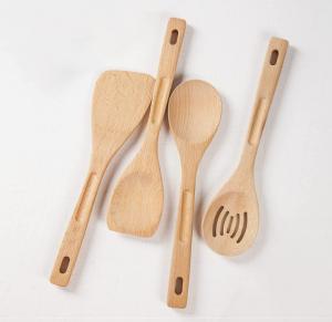 China FDA Approved Wooden Cooking Utensils Set Odorless Non Deformed factory